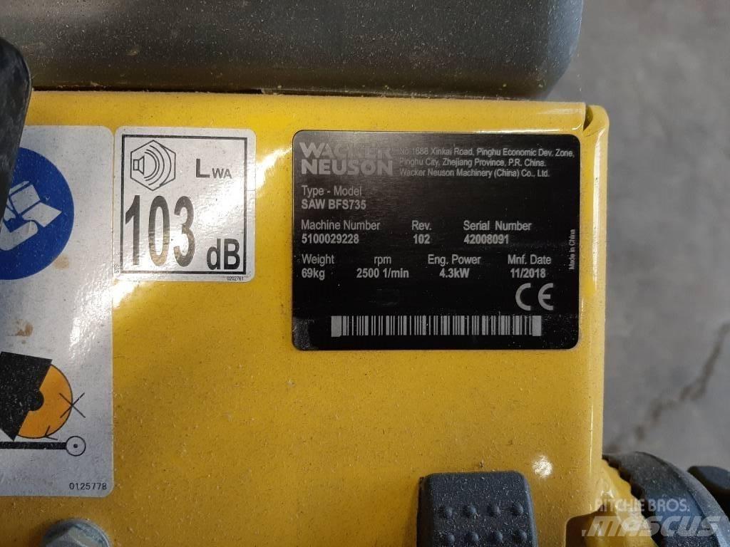 Wacker Neuson BFS735 Sten- og cementsave