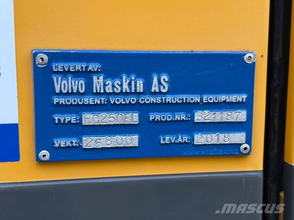 Volvo EC 250 EL Gravemaskiner på larvebånd