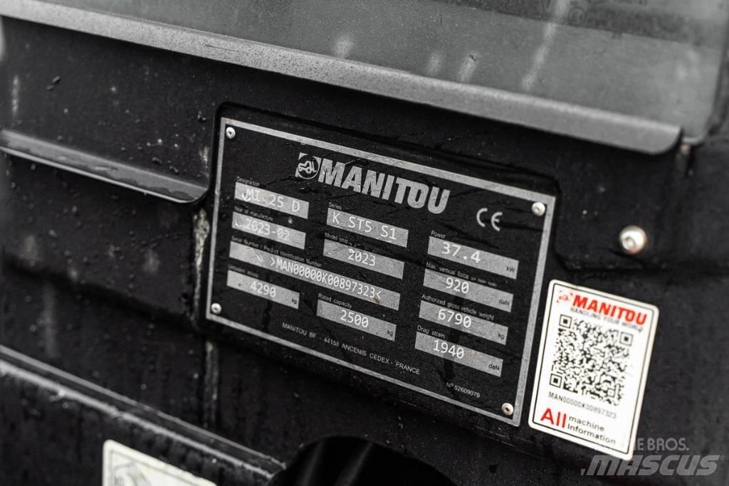 Manitou MI 25 D Diesel gaffeltrucks