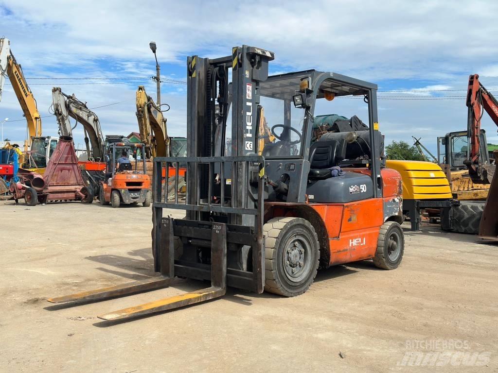 Heli CPQD50 LPG gaffeltrucks