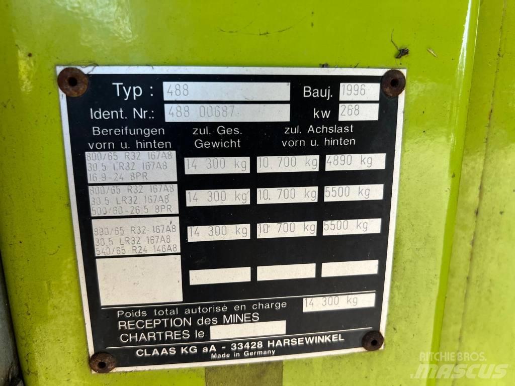CLAAS Jaguar 840 Finsnittere