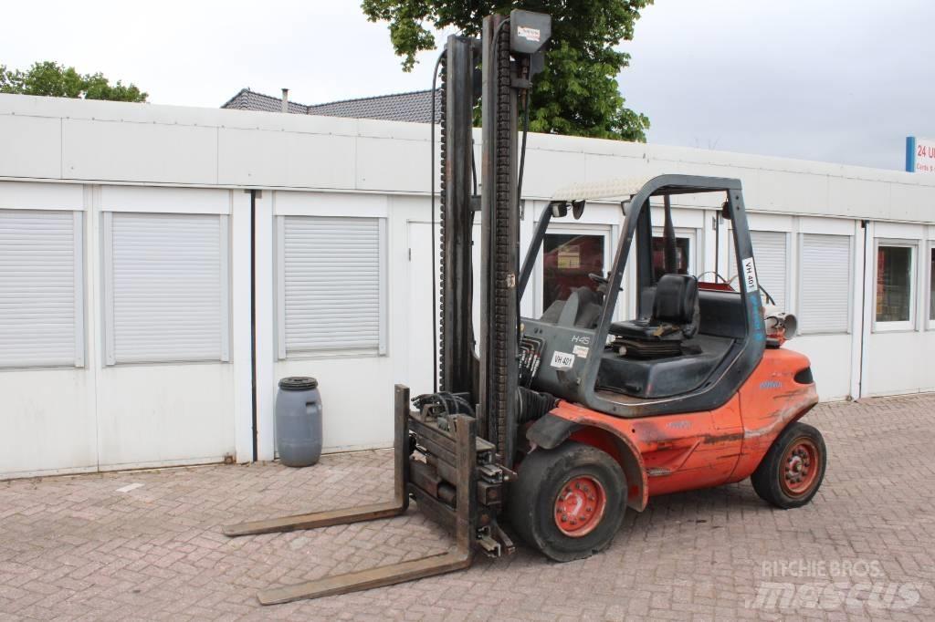 Linde H 45 T-600 LPG gaffeltrucks