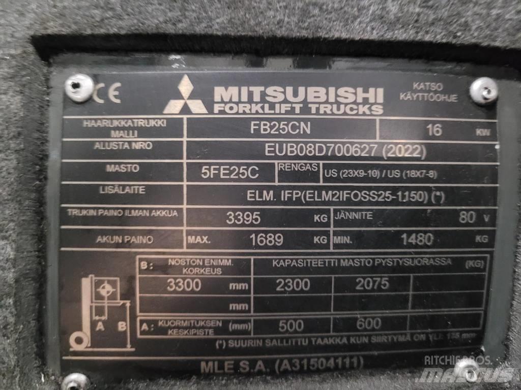 Mitsubishi FB 25 CN El gaffeltrucks