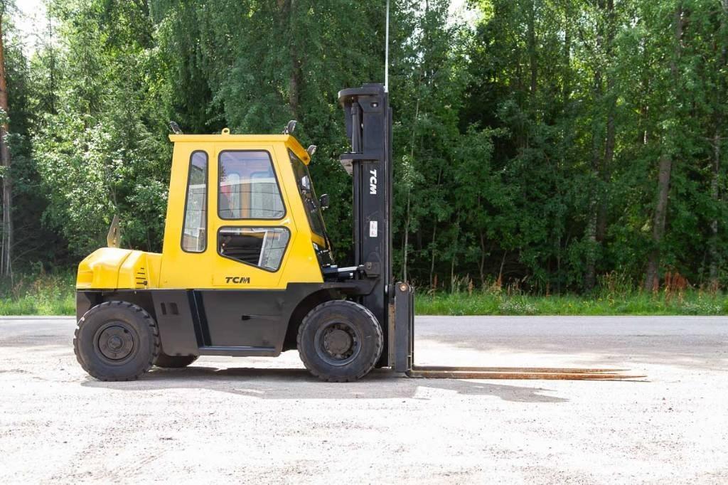 TCM FD 60 Diesel gaffeltrucks