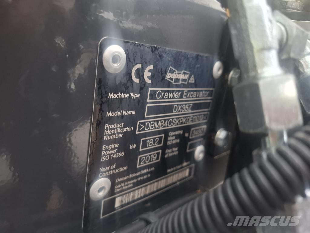 Doosan DX 35 Z Minigravemaskiner