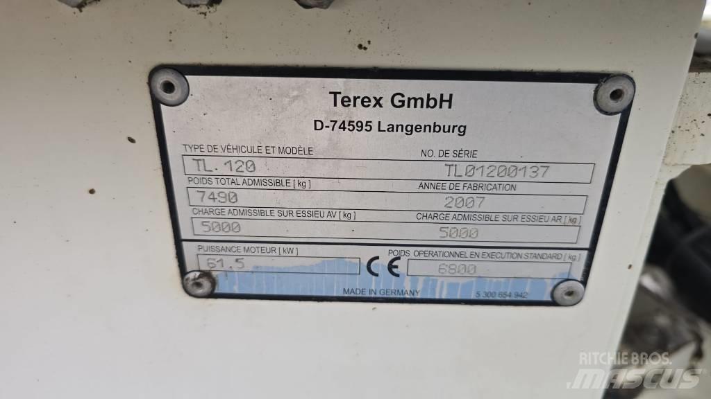 Terex TL 120 Læssemaskiner på hjul