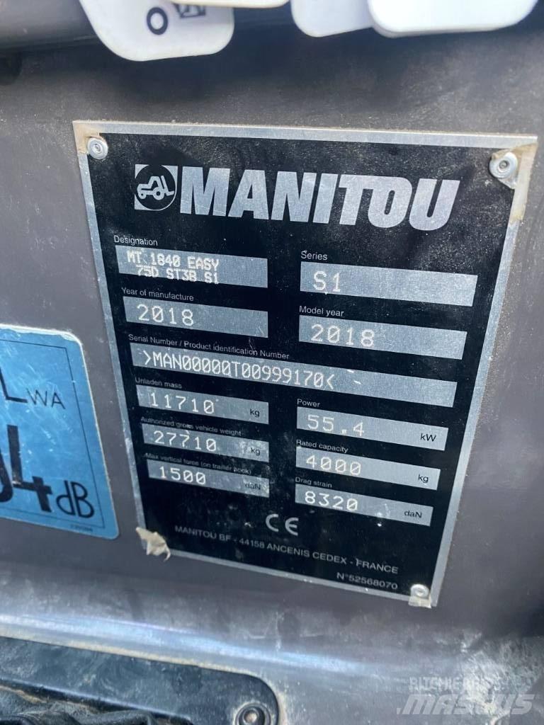 Manitou MT 1840 Teleskoplæssere