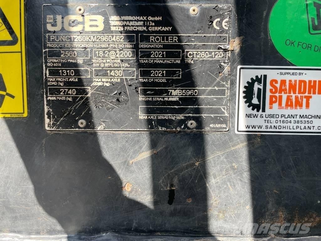 JCB CT 260-120 Tvilling tromle