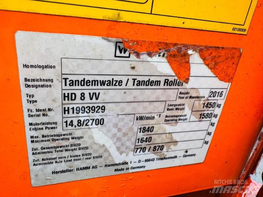 Hamm HD 8 VV Tvilling tromle
