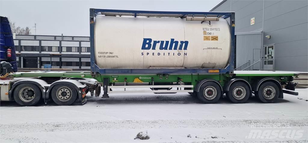  Grünwald GSC03 Semi-trailer med lad/flatbed