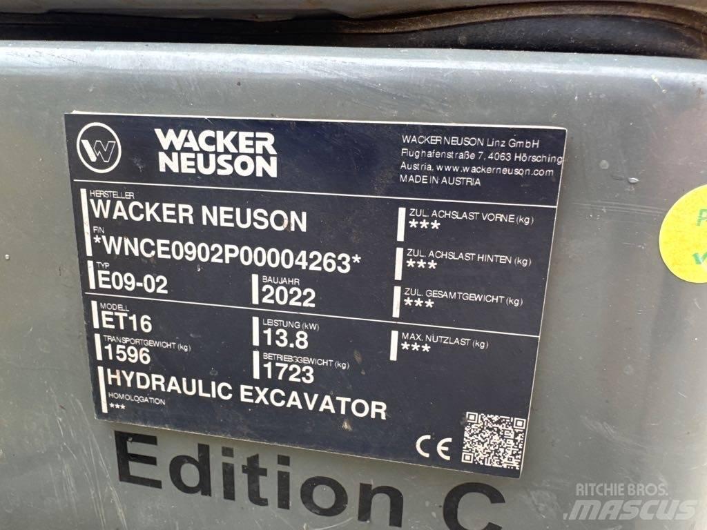 Wacker Neuson ET16 Gravemaskiner på larvebånd