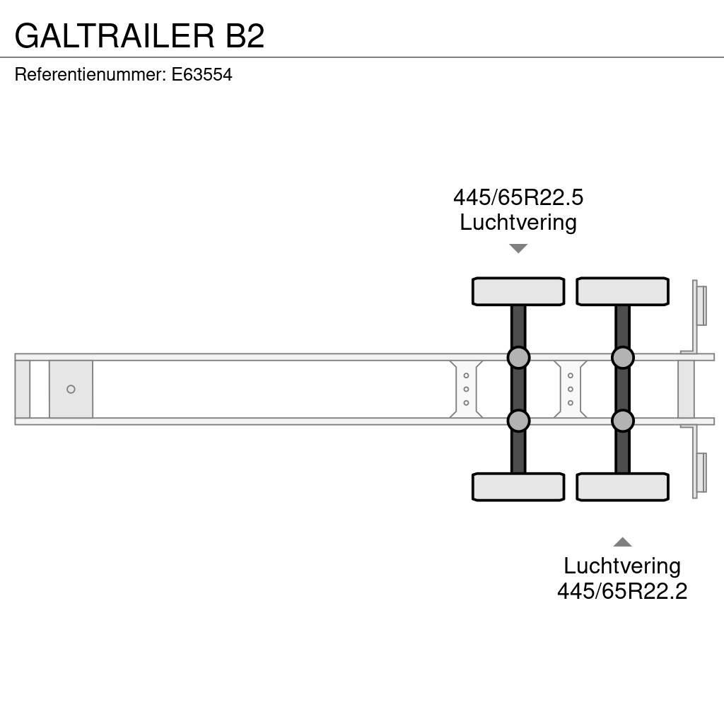  GALTRAILER B2 Semi-trailer med tip