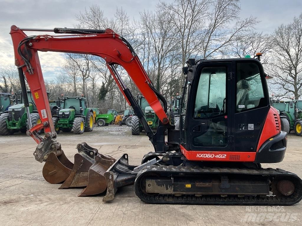 KUBOTA KX080 Midi-gravemaskiner 7t - 12t