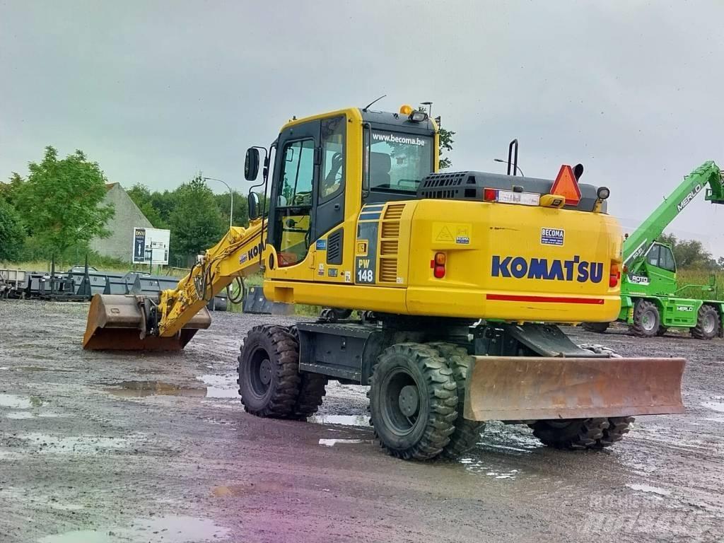 Komatsu PW 148-8 Gravemaskiner på hjul