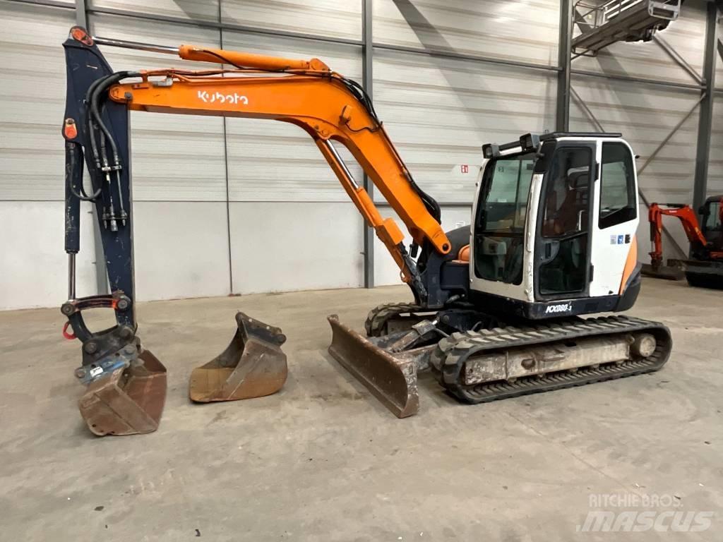 Kubota KX 080-3 Midi-gravemaskiner 7t - 12t