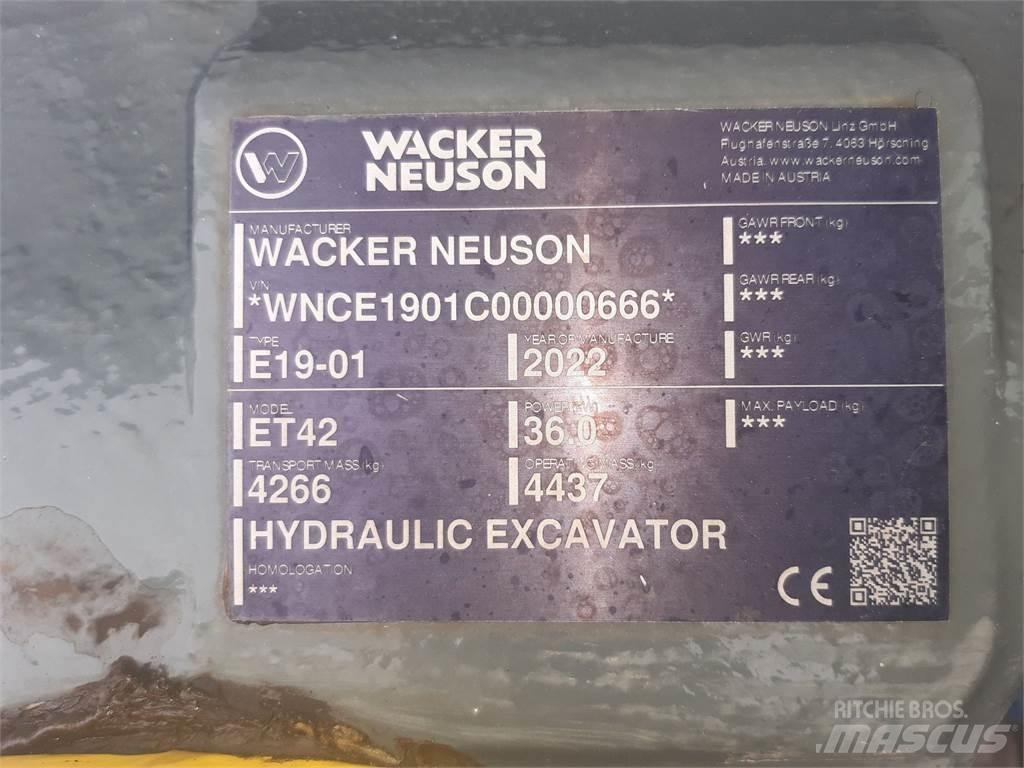 Wacker Neuson ET42 Gravemaskiner på larvebånd