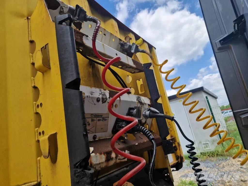 Krone SD 27 Semi-trailer med lad/flatbed