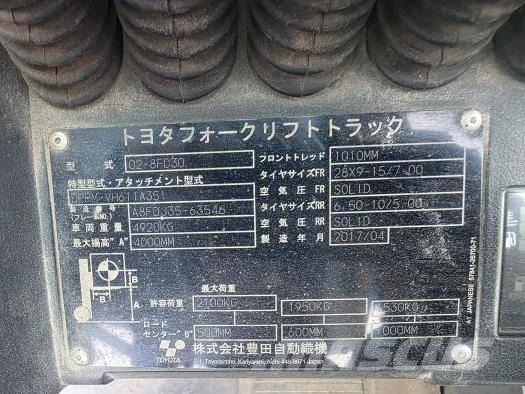 Toyota 30-5 FBL 25 Teleskoplæssere