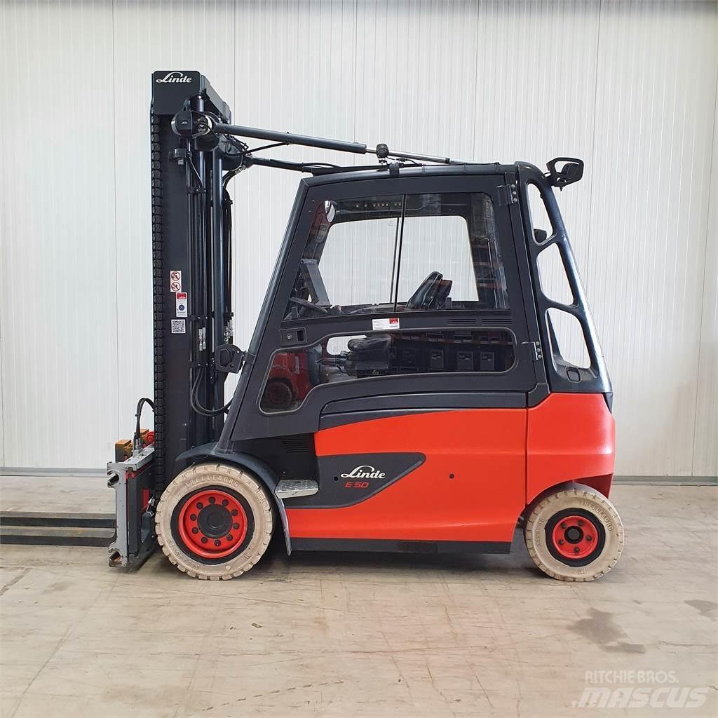 Linde E50HL El gaffeltrucks