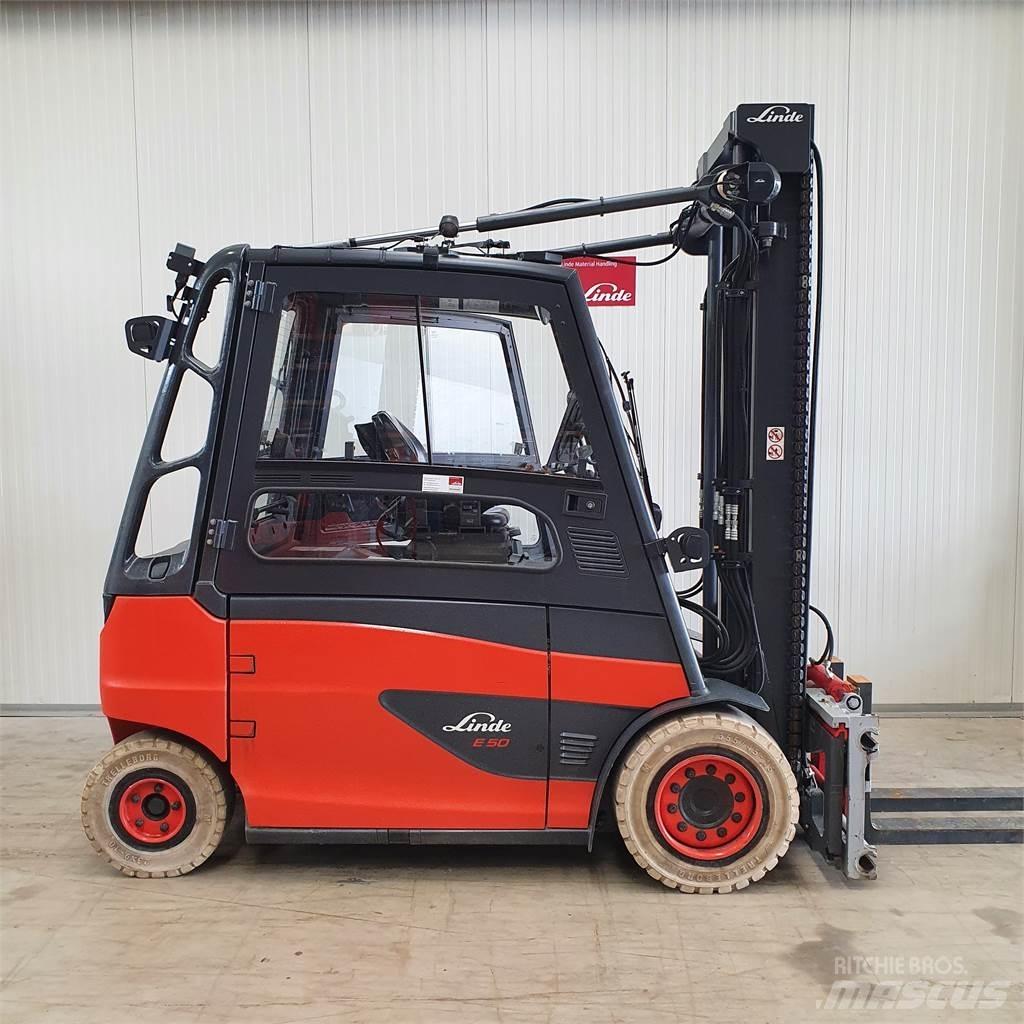 Linde E50HL El gaffeltrucks