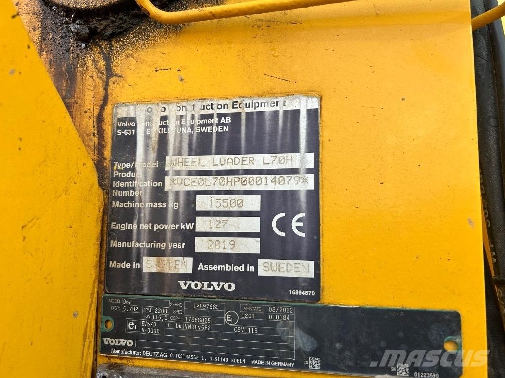 Volvo L 70 H Læssemaskiner på hjul