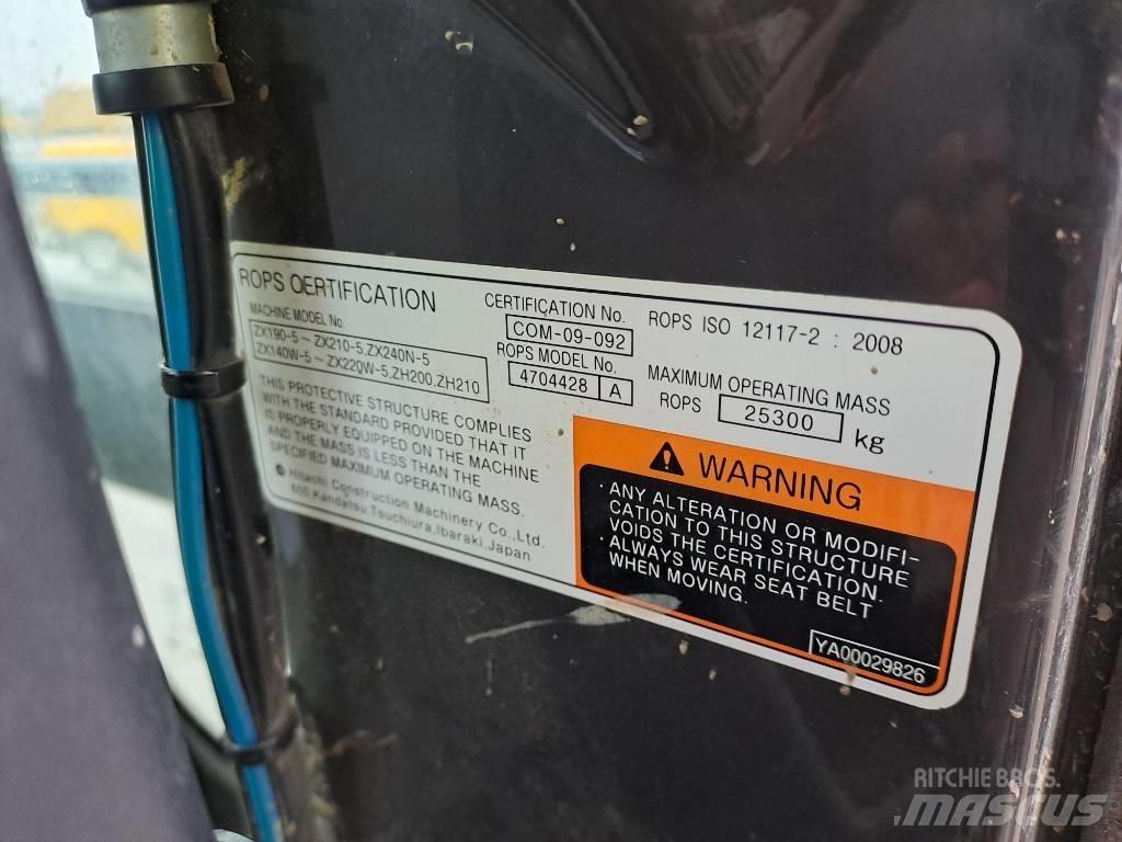 Hitachi ZX210LC-5B Gravemaskiner på larvebånd