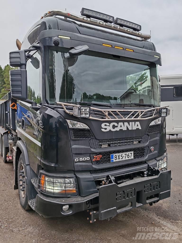 Scania G 500 Lastbiler med tip