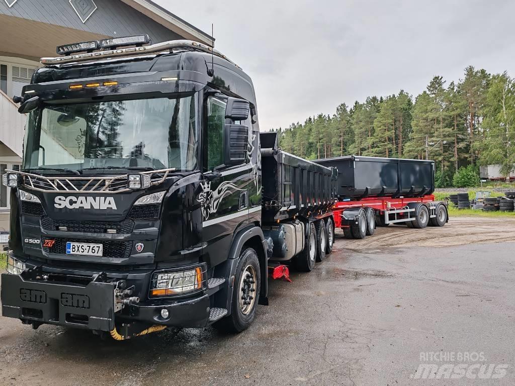 Scania G 500 Lastbiler med tip