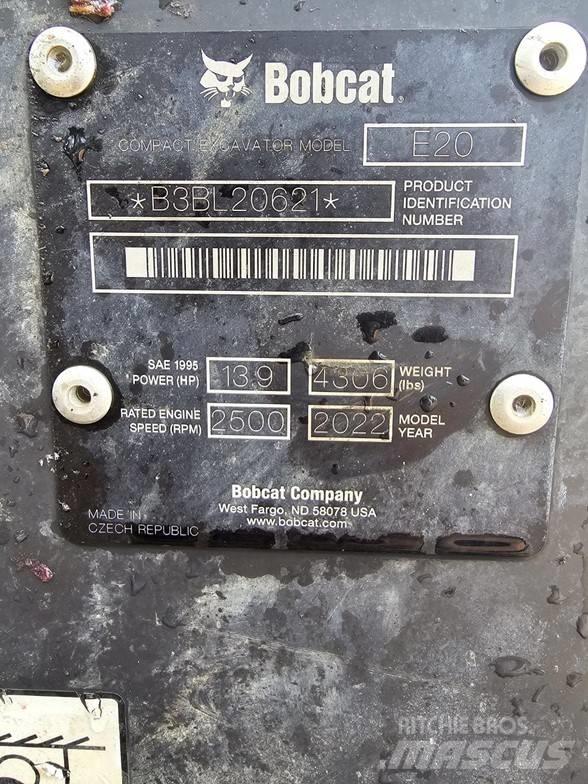 Bobcat E20 Minigravemaskiner
