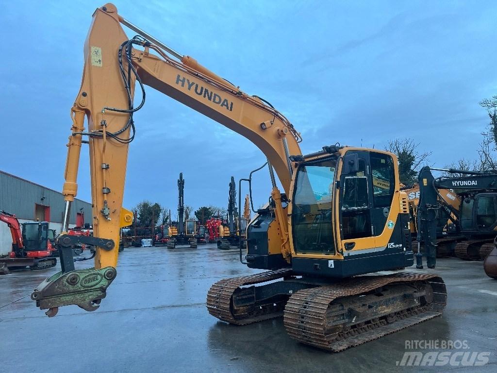 Hyundai R125LCR-9A Gravemaskiner på larvebånd
