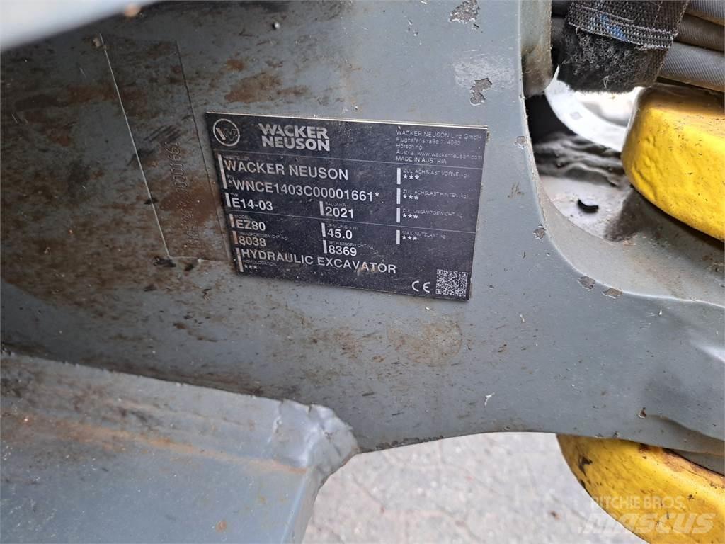 Wacker Neuson EZ80 Gravemaskiner på larvebånd
