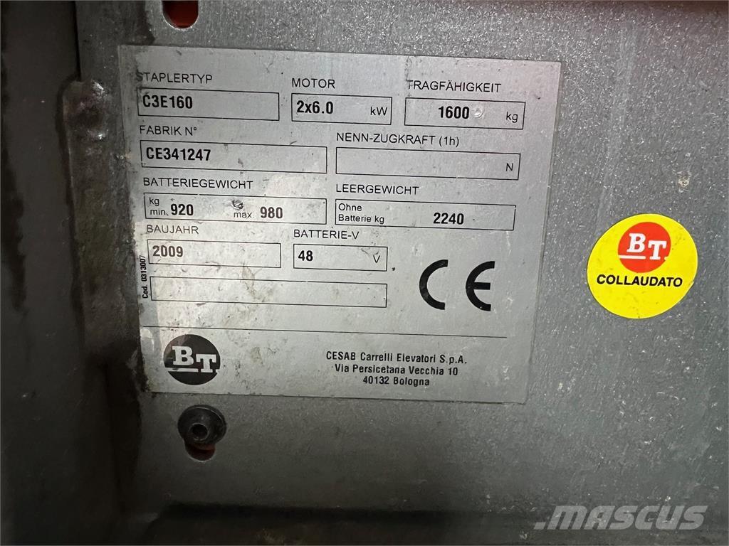 BT C3E160 El gaffeltrucks