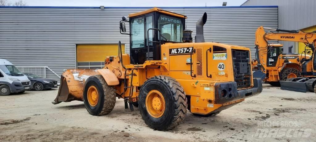 Hyundai HL 757-7 Læssemaskiner på hjul
