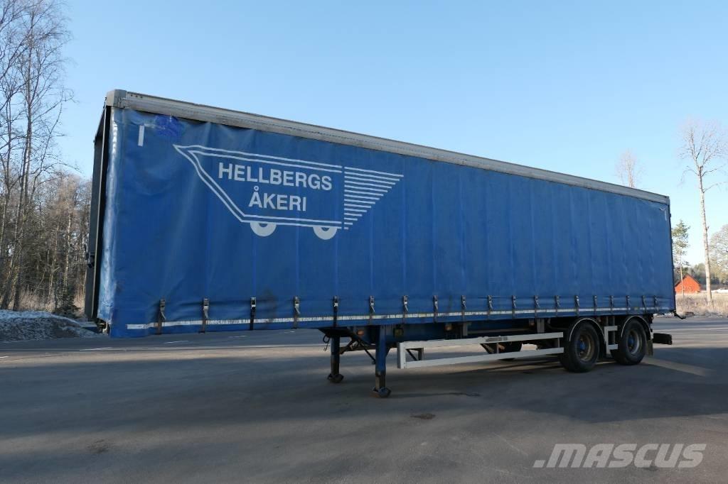 Montracon C2a Semi-trailer med Gardinsider