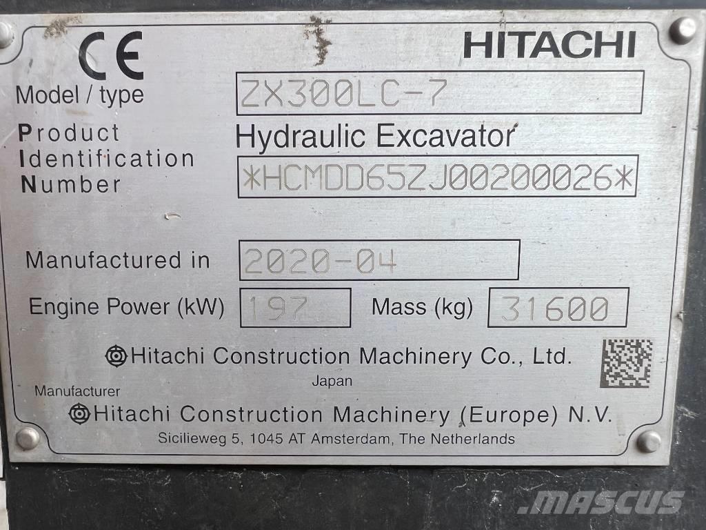 Hitachi ZX 300 LC-7 Gravemaskiner på larvebånd