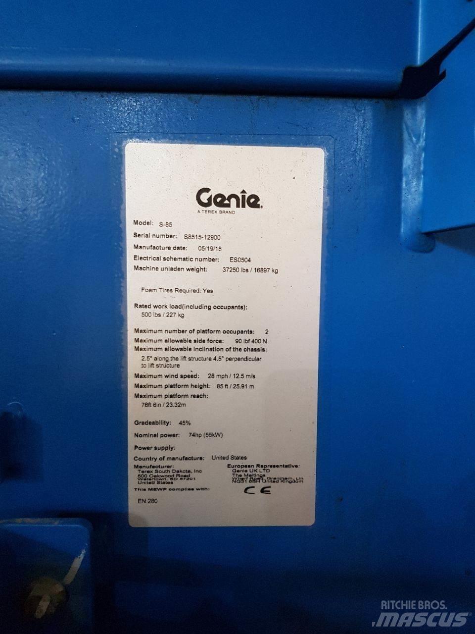 Genie S85 Teleskoplifte