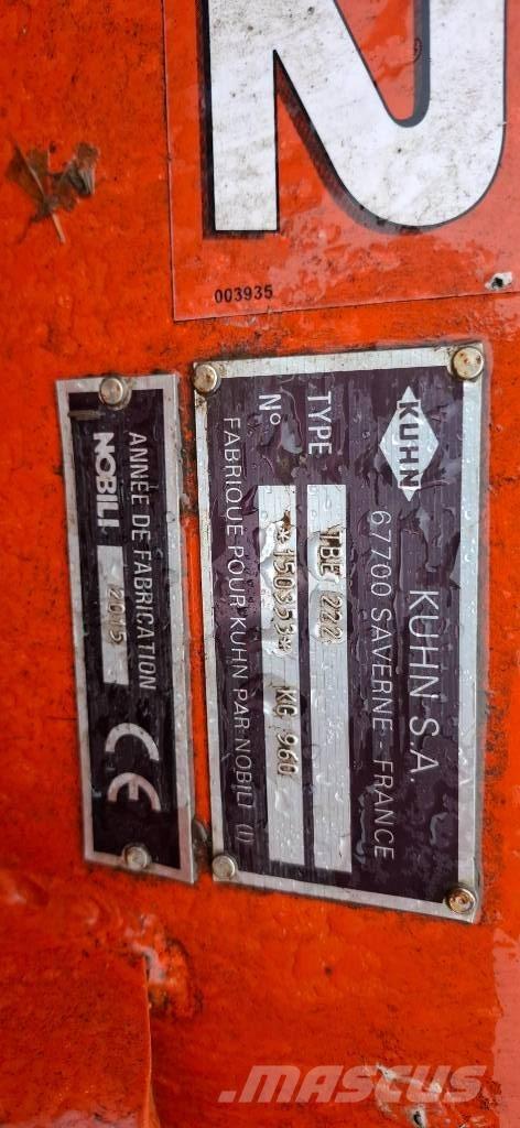 Kuhn TBE 222 Græsklippere og skårlæggere