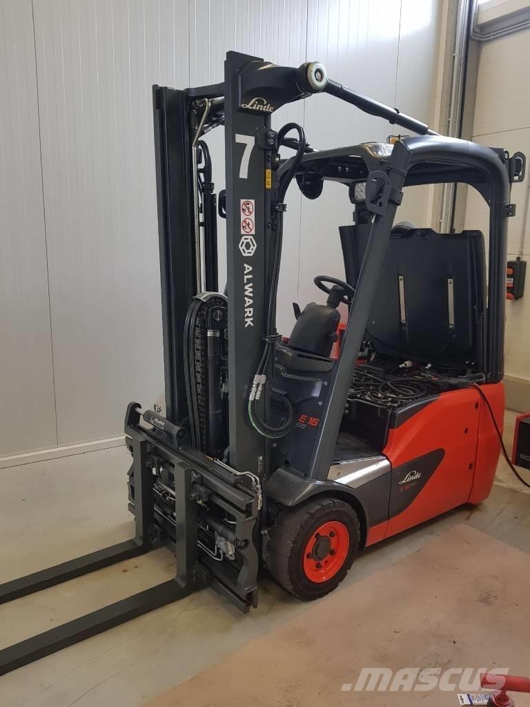 Linde E16C El gaffeltrucks