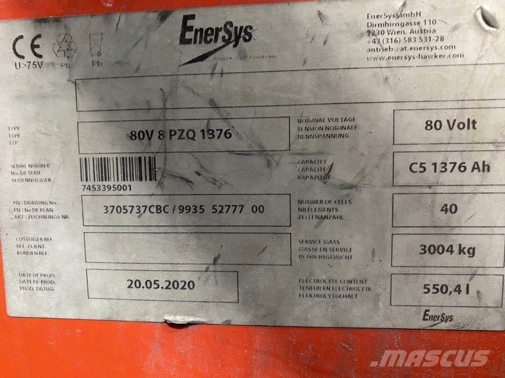 Linde E80-01/900 El gaffeltrucks