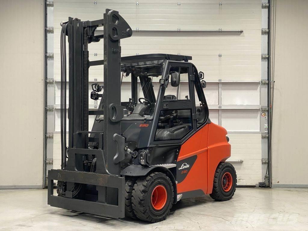 Linde E80-01/900 El gaffeltrucks