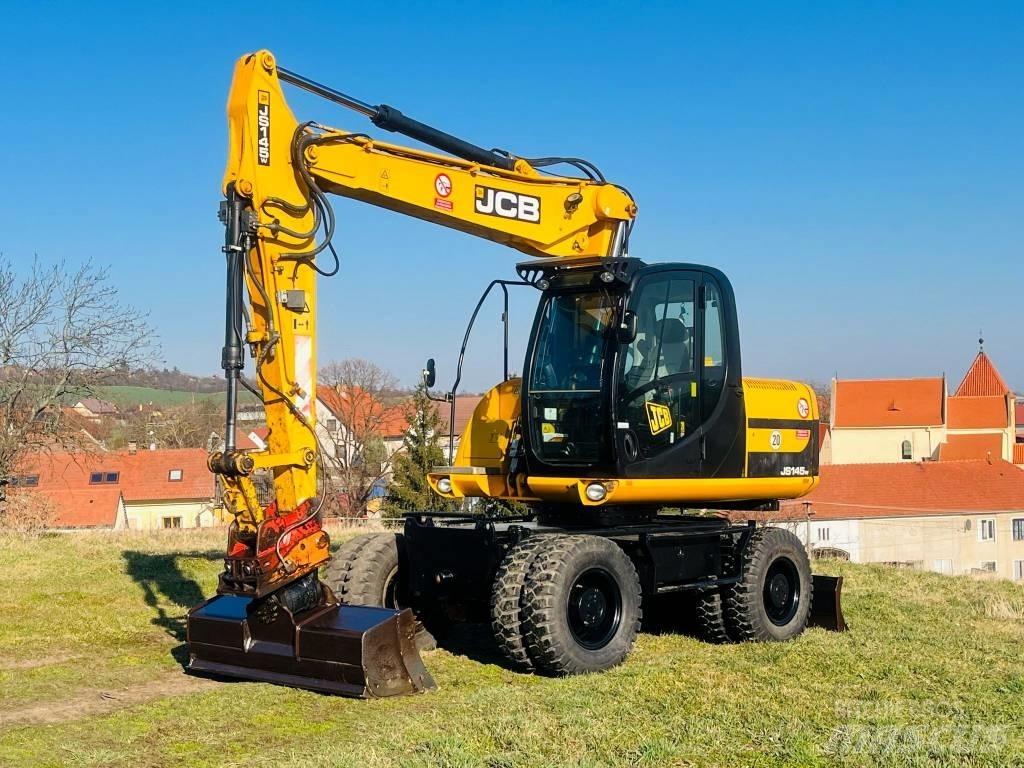 JCB JS 145 W Gravemaskiner på hjul