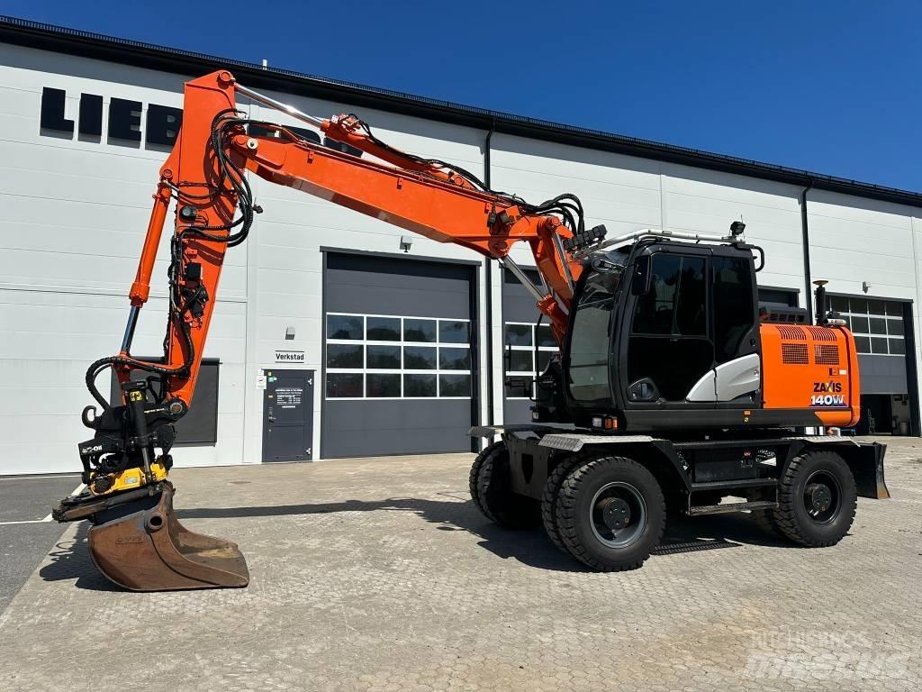 Hitachi ZX 140 W-6 Gravemaskiner på hjul
