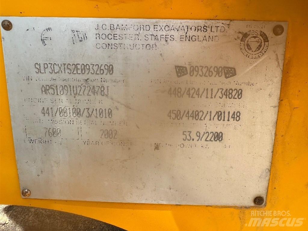 JCB 3 CX Rendegravere