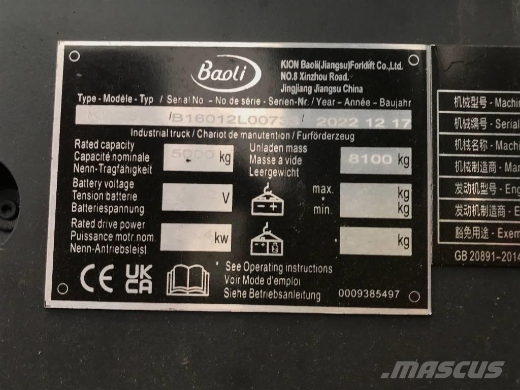 Baoli KBD 40 Diesel gaffeltrucks