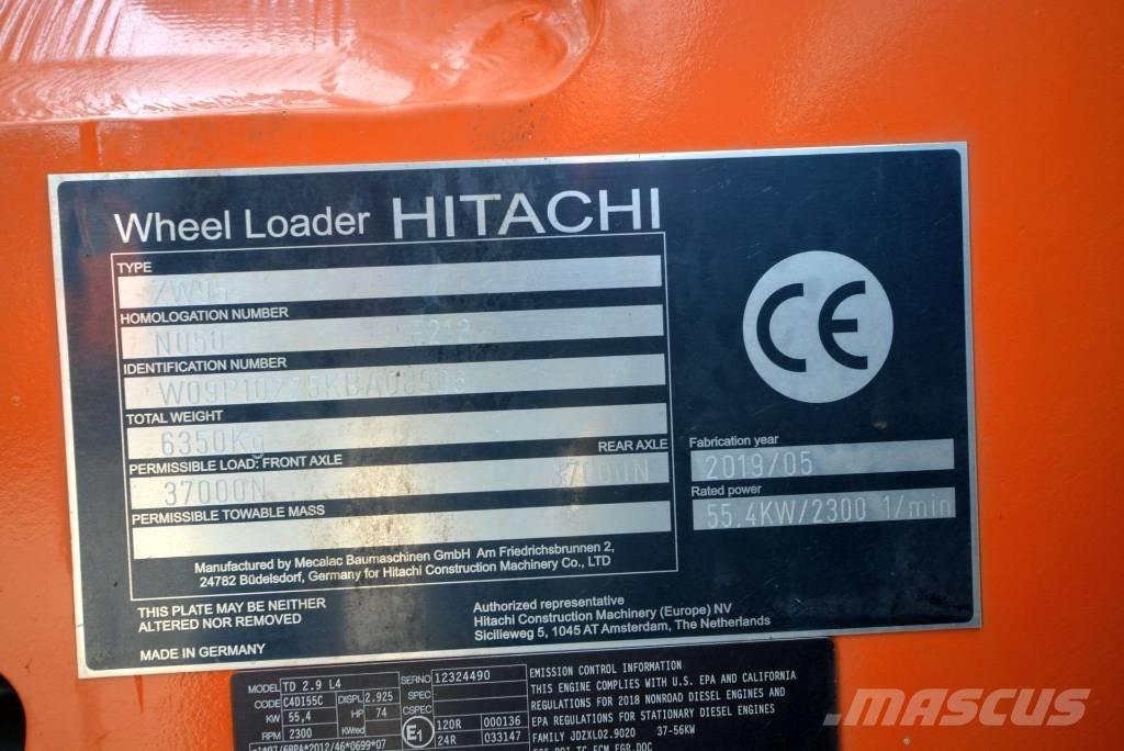 Hitachi ZW 95-6 C Læssemaskiner på hjul