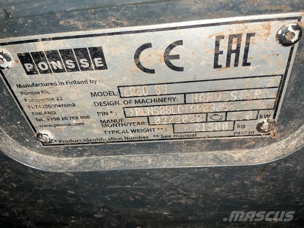 Ponsse ERGO 8W Skovningsmaskiner