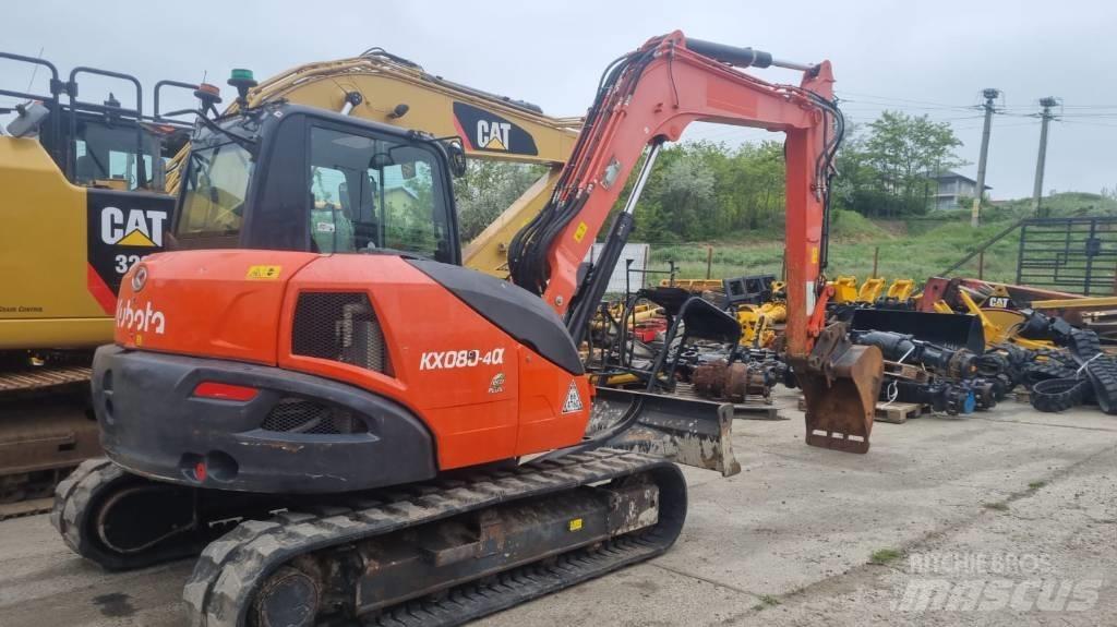 Kubota Kx 080-4 Midi-gravemaskiner 7t - 12t
