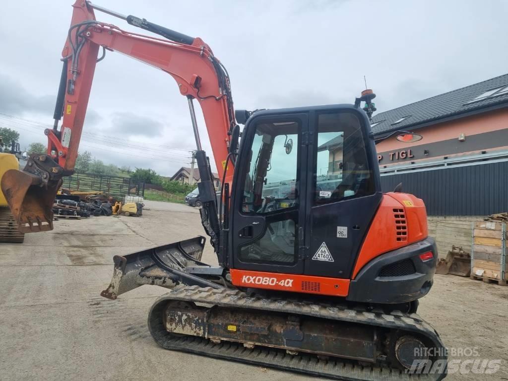 Kubota Kx 080-4 Midi-gravemaskiner 7t - 12t
