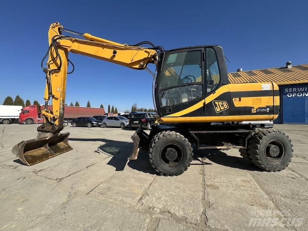 JCB JS145W Gravemaskiner på hjul
