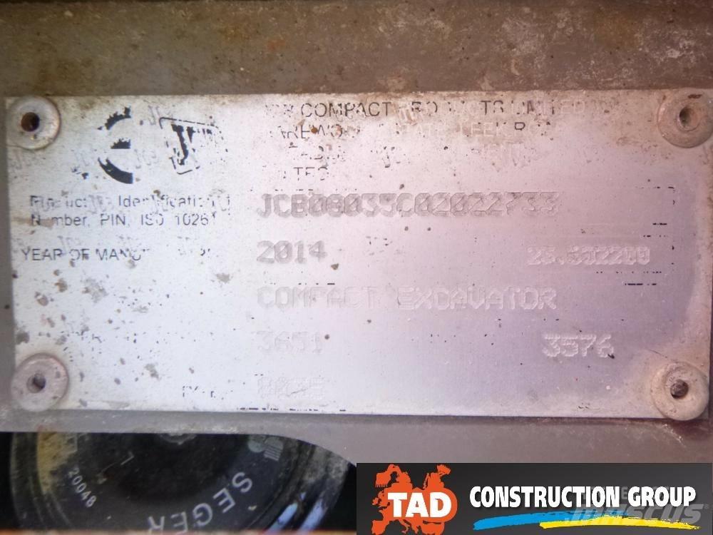 JCB 8035 ZTS Minigravemaskiner